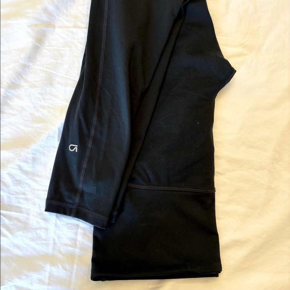 Gap maternity leggings, fully belly coverage, black, size small
